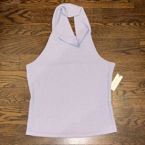 Anthropologie Pilcro Halter Cowl-Neck Tank Top